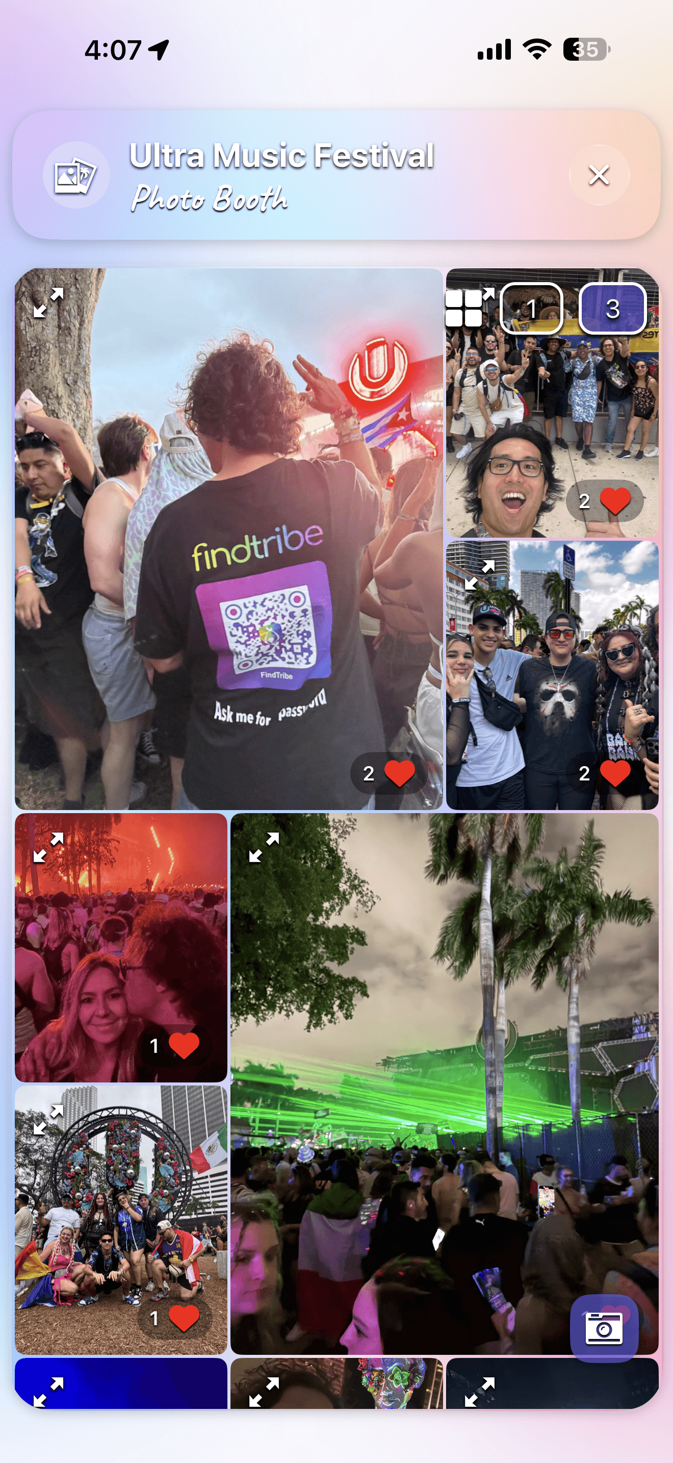 Event photo booth